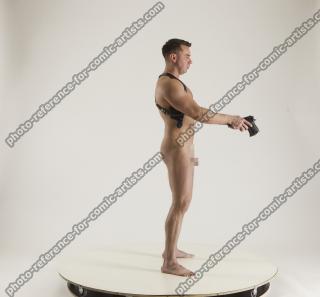 2020 01 MICHAEL NAKED SOLDIER DIFFERENT POSES WITH GUN (10)